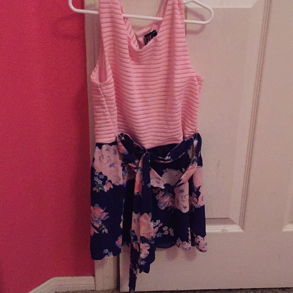 girls romper worn twice and is in great condition
